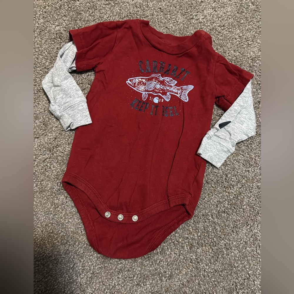 Carhartt long sleeve onesie